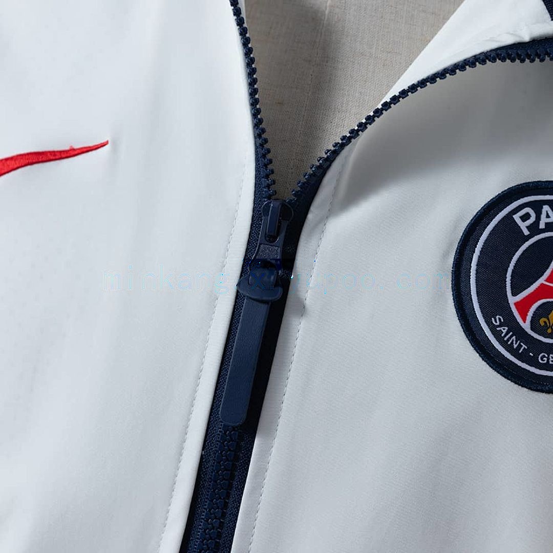 PSG 25_26 Windbreaker - White, Sizes S-3XL 5