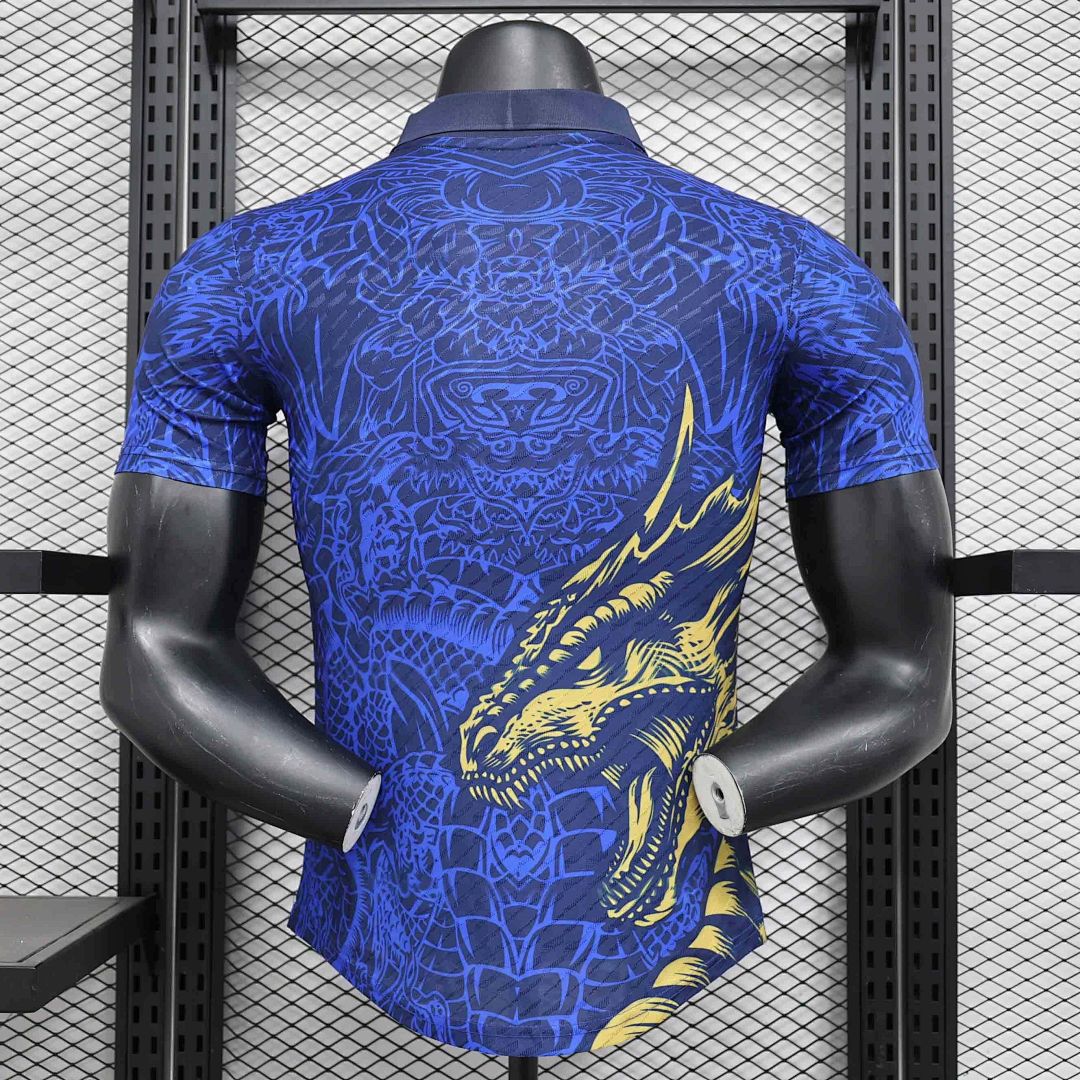 24-25 Real Madrid Dragon Special Edition Kit Blue Player Version Shirt Football AAAAJersey Supplier 2