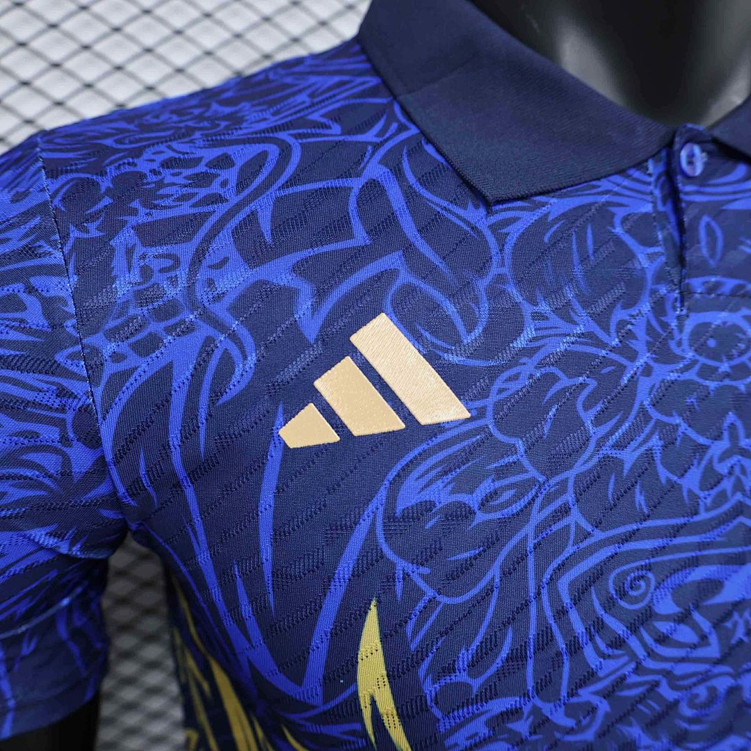 24-25 Real Madrid Dragon Special Edition Kit Blue Player Version Shirt Football AAAAJersey Supplier 3