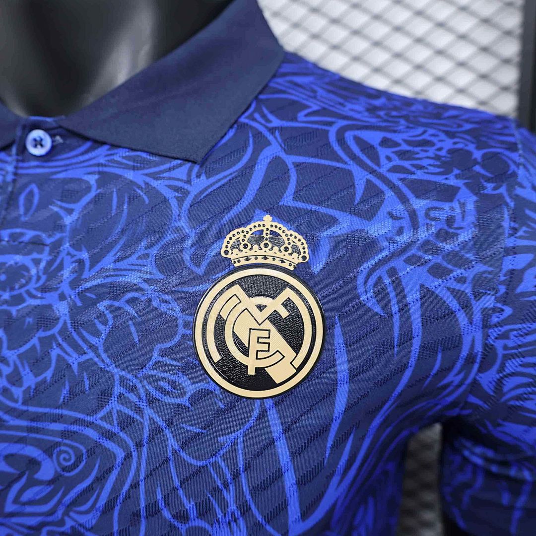 24-25 Real Madrid Dragon Special Edition Kit Blue Player Version Shirt Football AAAAJersey Supplier 6