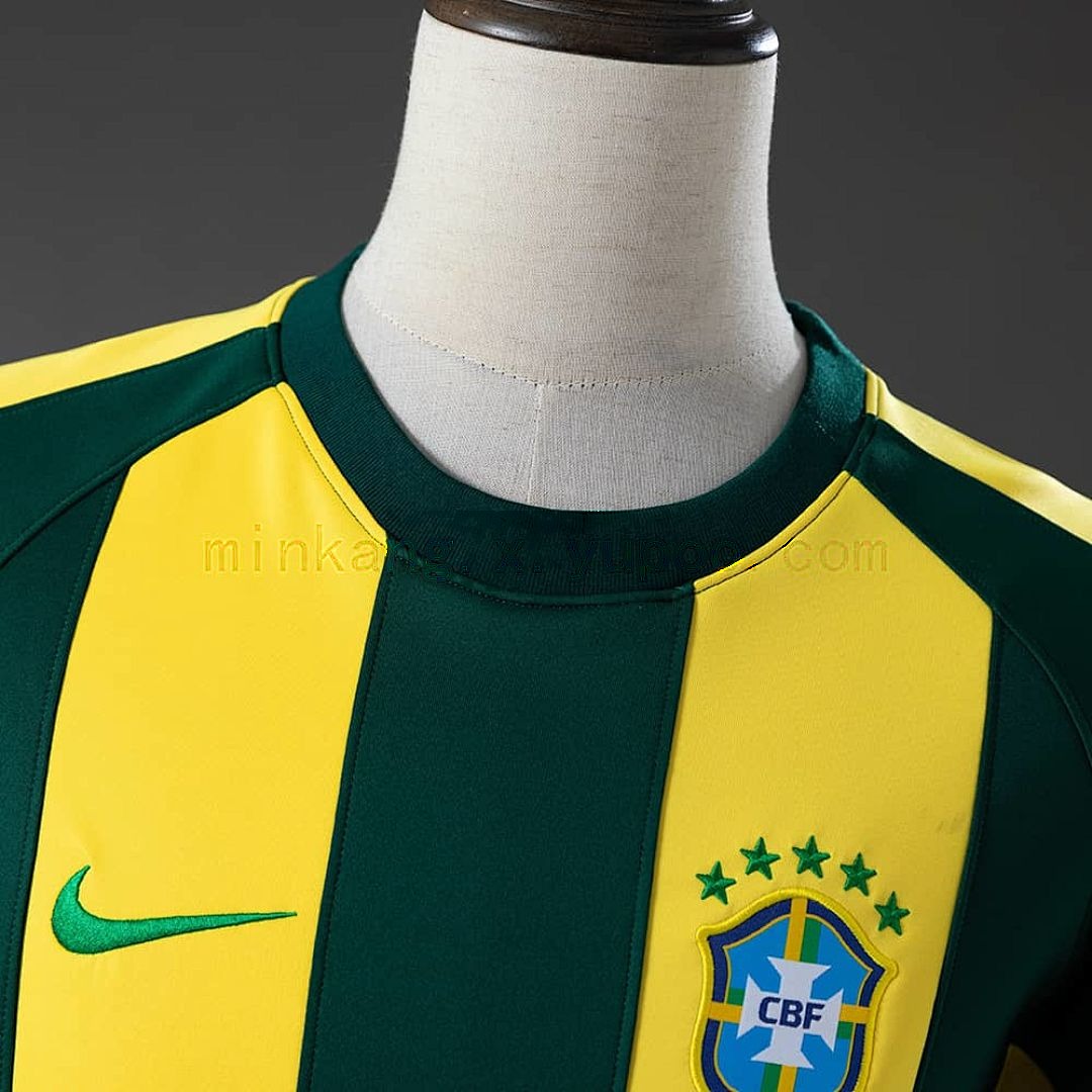 Brazil manche longue sweat - jaune &amp; vert M-3XL 6