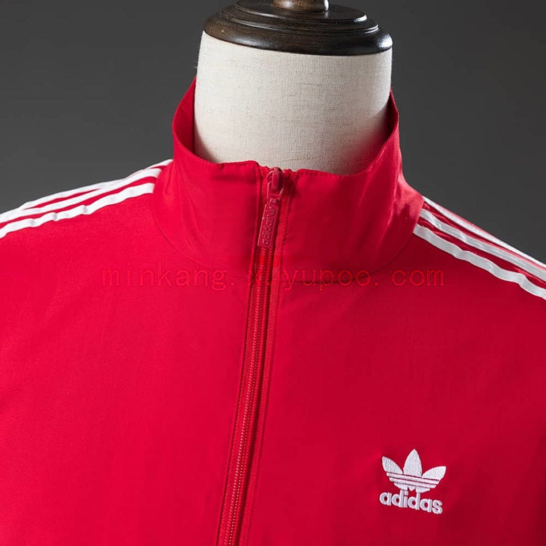 Three stripes red Windbreaker S-XXL 7
