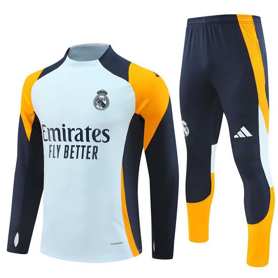 24-25 Real Madrid Long Sleeve Training Suit Yupoo