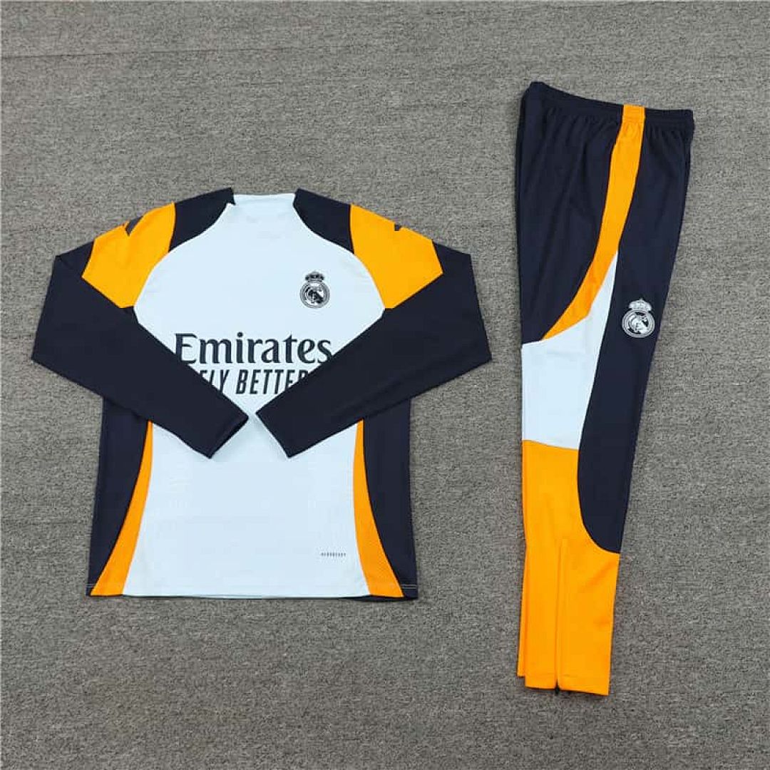 24-25 Real Madrid Long Sleeve Training Suit Yupoo 3