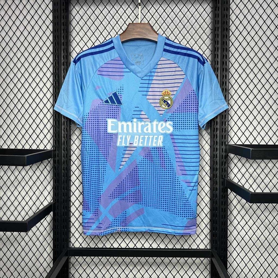 24-25 Real Madrid Blue Goalkeeper Kit