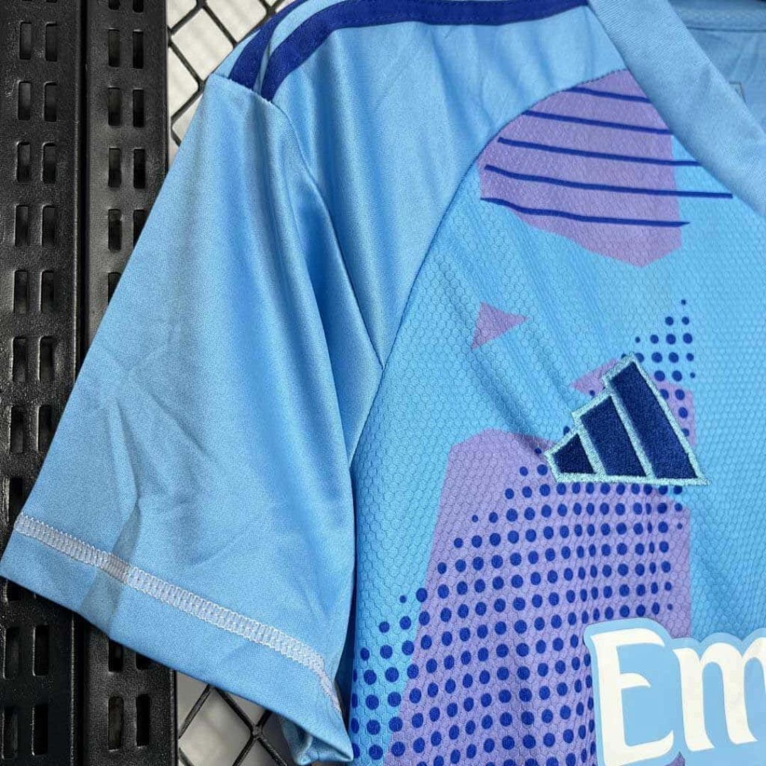 24-25 Real Madrid Blue Goalkeeper Kit 4