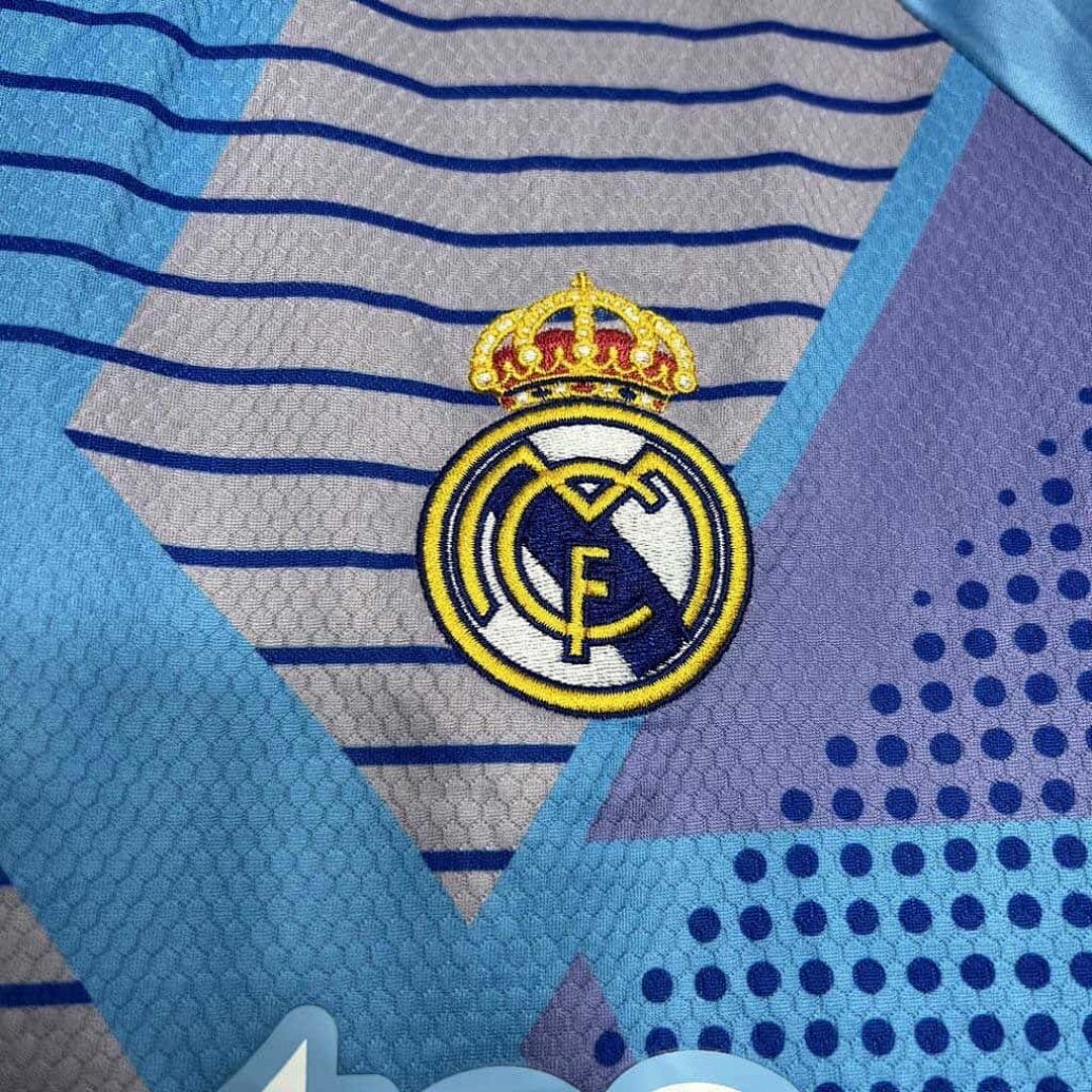 24-25 Real Madrid Blue Goalkeeper Kit 6