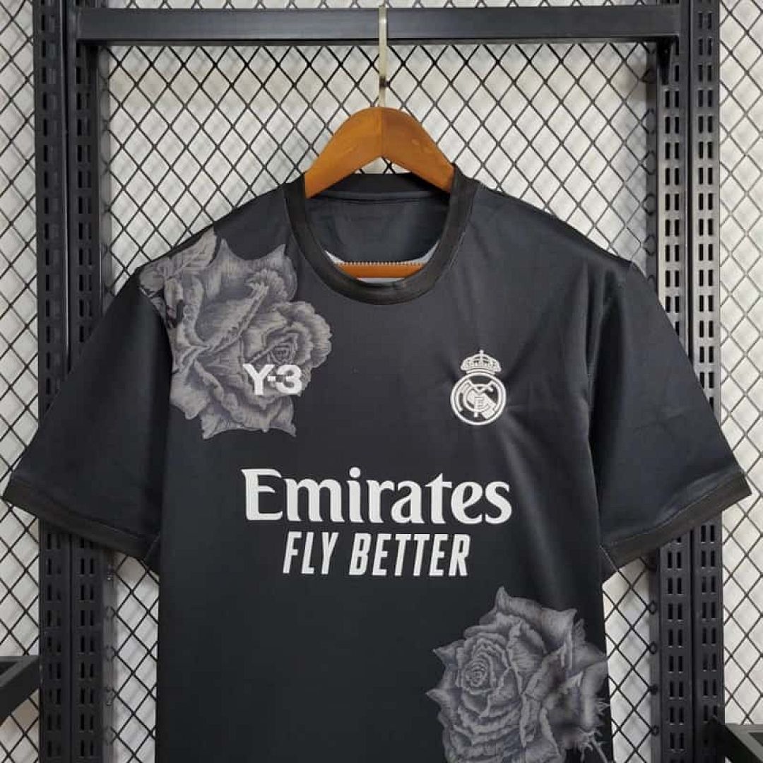 24-25 Real Madrid Y3 Black Kit 2