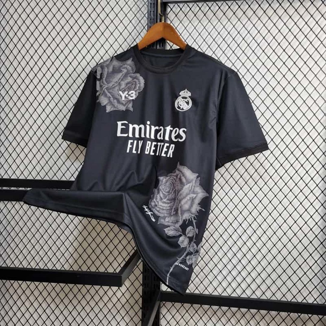 24-25 Real Madrid Y3 Black Kit 4