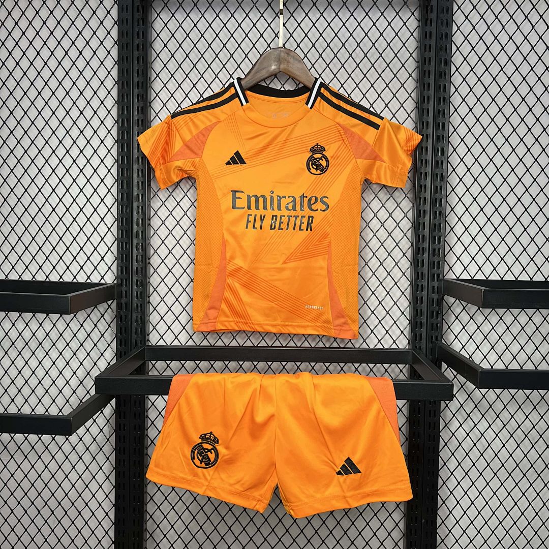 24-25 Real Madrid Away Kid Kits Youth Apparels
