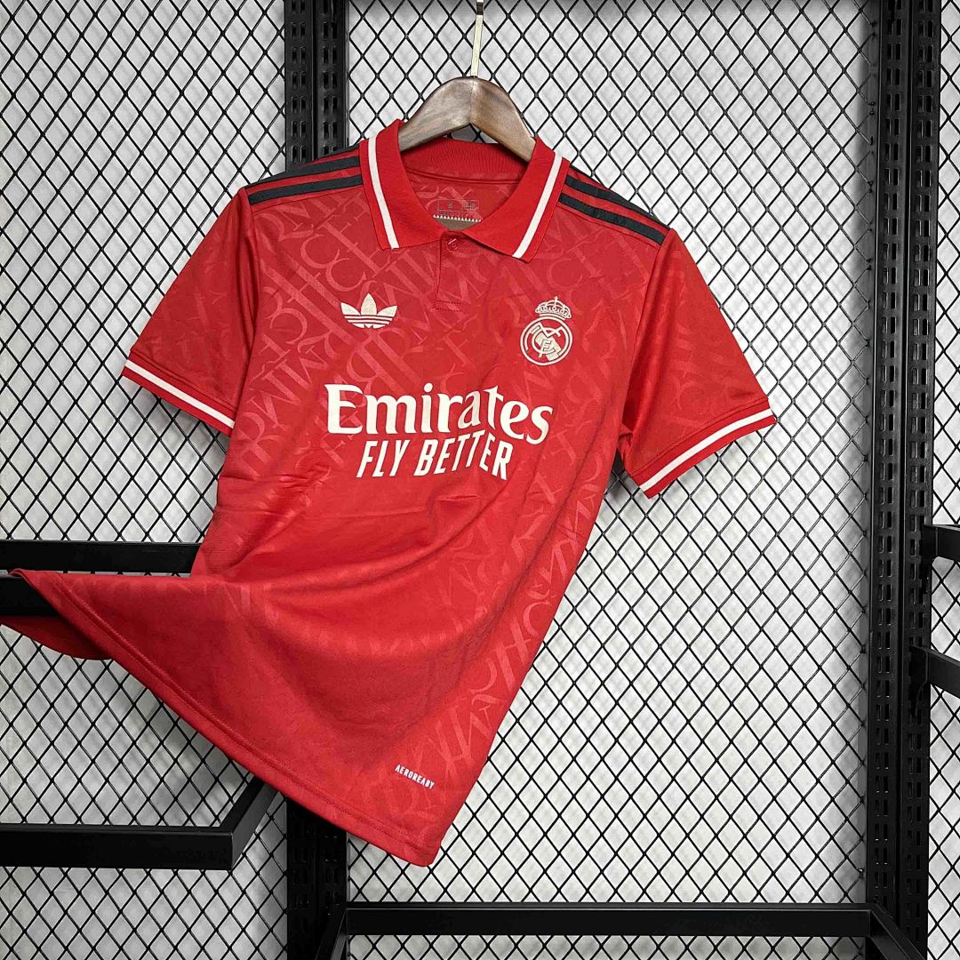 24-25 Real Madrid Red Kit Football Apparel 6