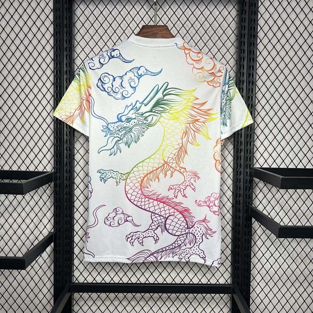 24-25 Real Madrid Rainbow Dragon White Training Kit 2