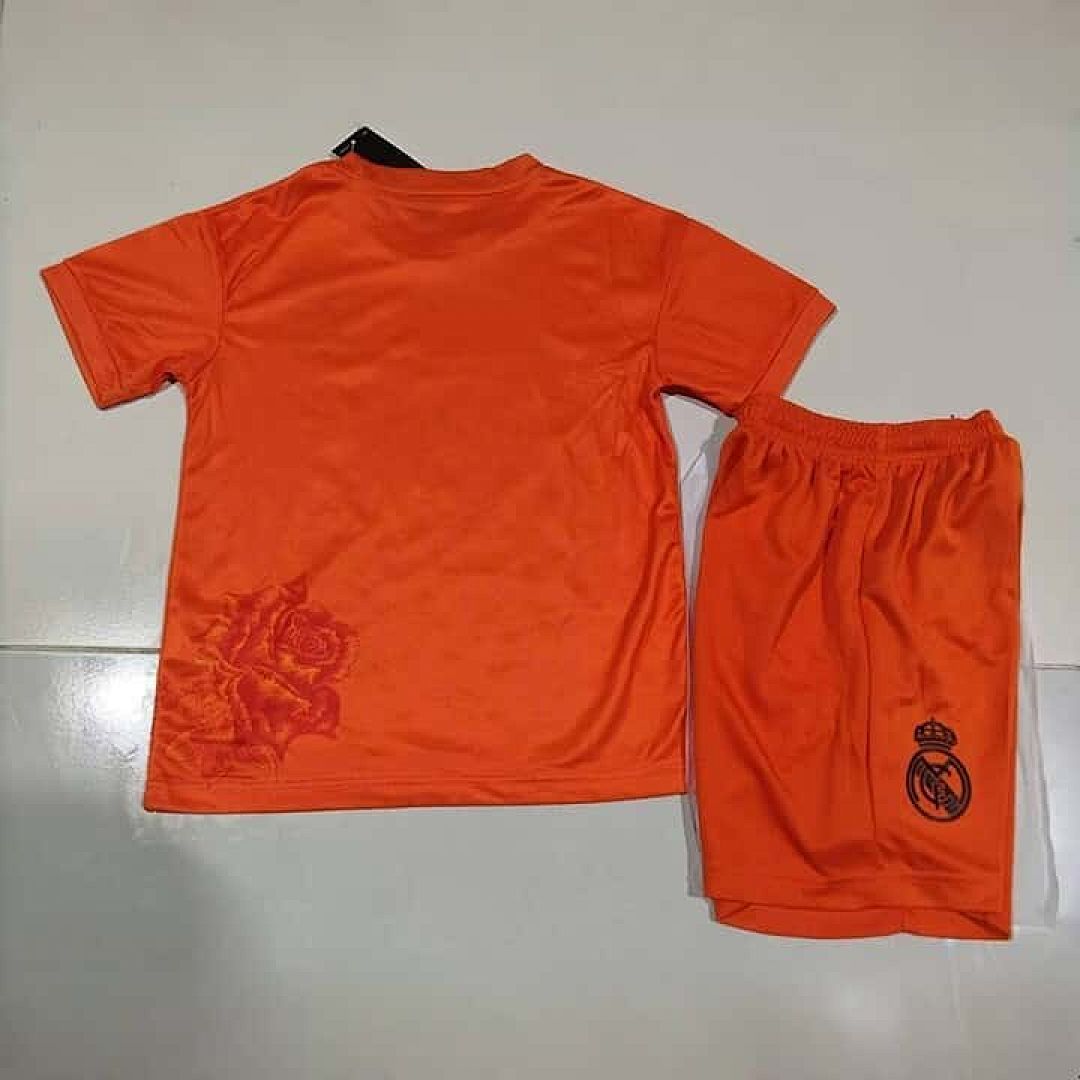 24-25 Real Madrid Y3 Kid Kits Orange Children Sets 2