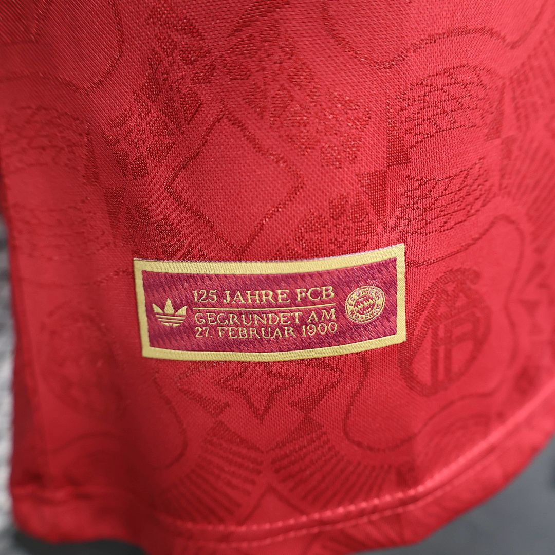 25_26 Player FC Bayern Munich 125th Anniversary Red S-XXL 4