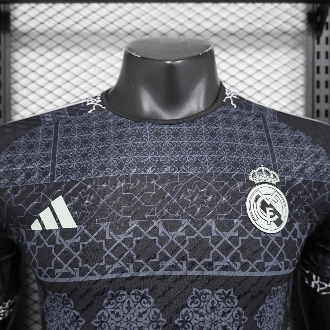24-25 Real Madrid Special Edition Black Kit Player Version Shirt 5