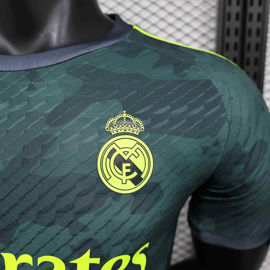 24-25 Real Madrid Special Edition Kit Green Player Version Shirt 5