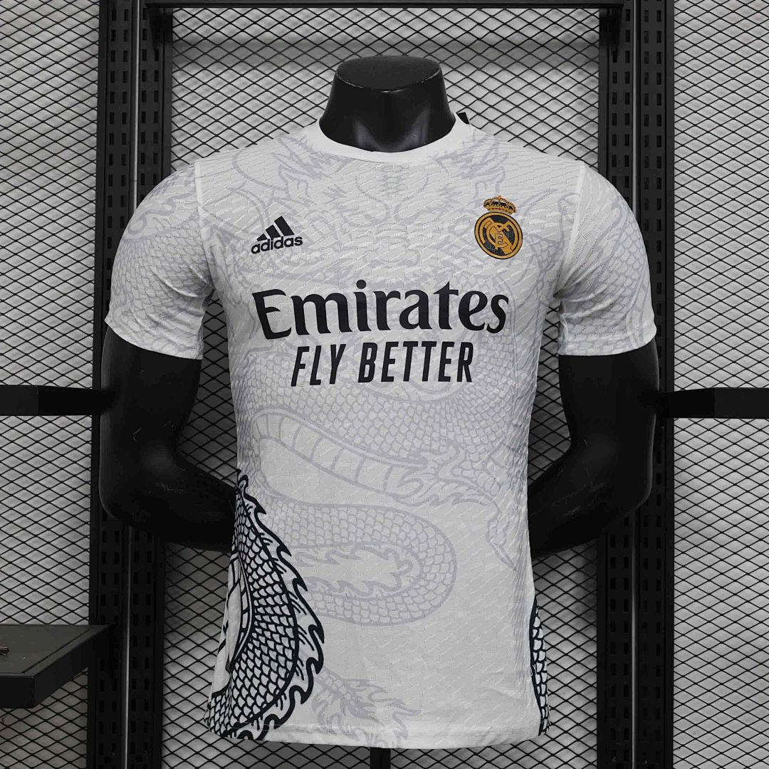 24-25 Real Madrid White Dragon Special Edition Player Version Shirt