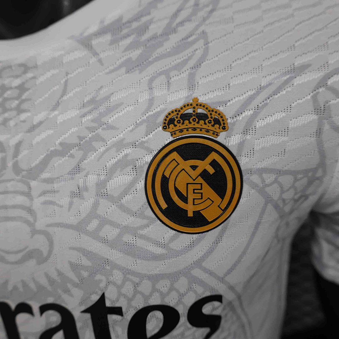 24-25 Real Madrid White Dragon Special Edition Player Version Shirt 7