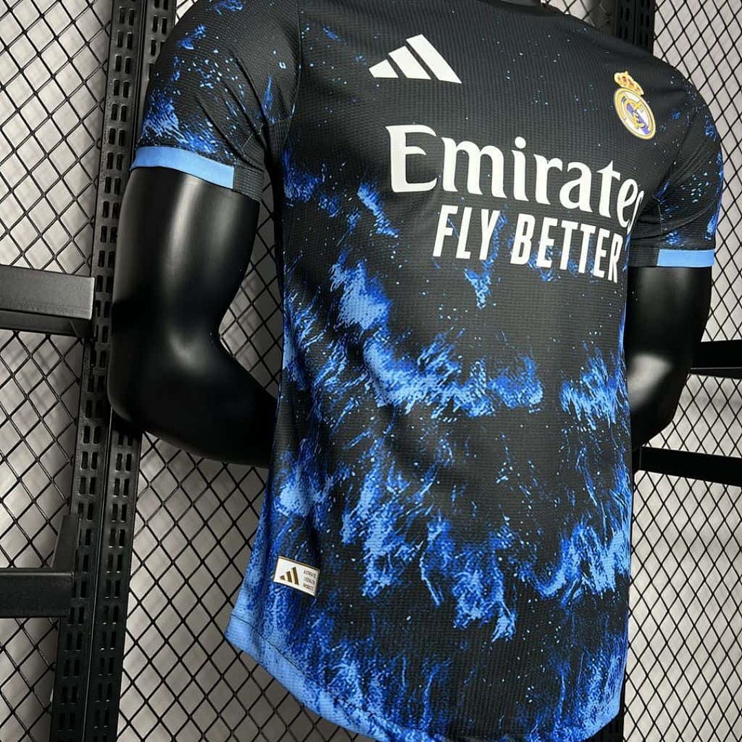 24-25 Real Madrid Ocean Blue Special Edition Player Version Shirt 3