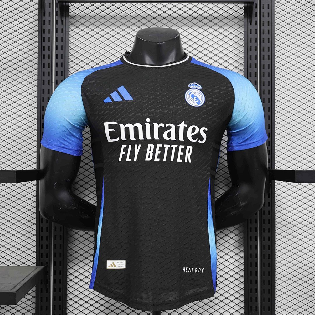 24-25 Real Madrid Black and Blue Special Edition Player Version Shirt