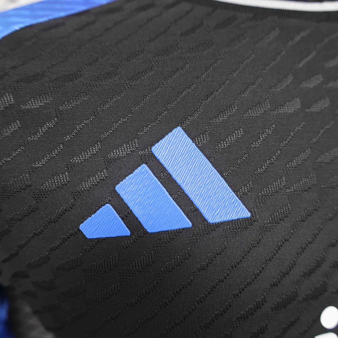 24-25 Real Madrid Black and Blue Special Edition Player Version Shirt 4