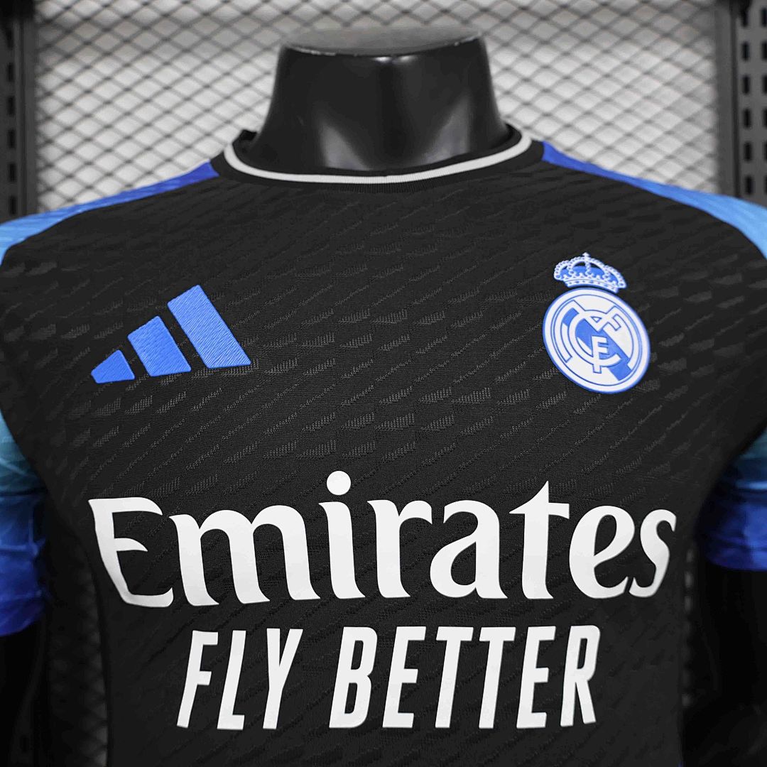 24-25 Real Madrid Black and Blue Special Edition Player Version Shirt 7