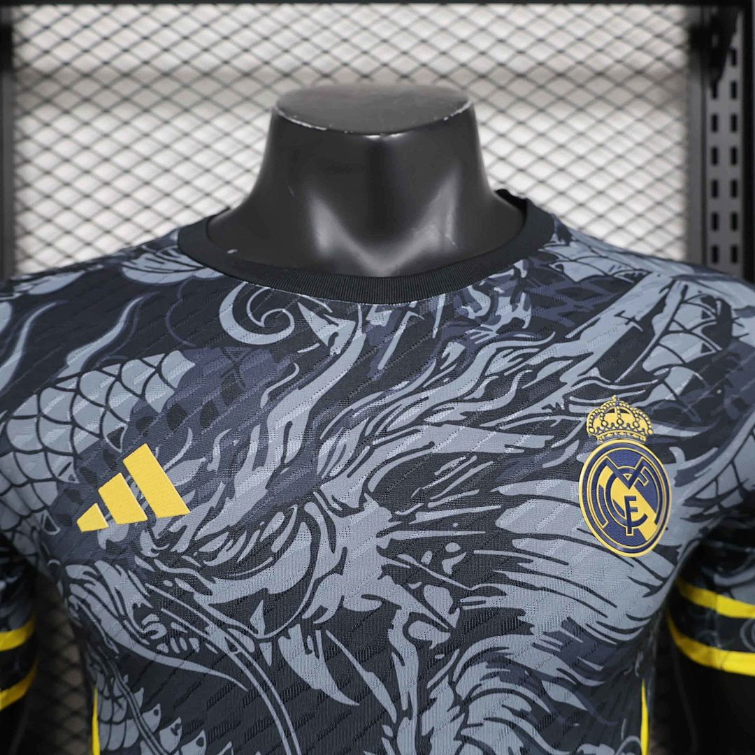 24-25 Real Madrid Grey Dragon Special Edition Player Version Shirt 7
