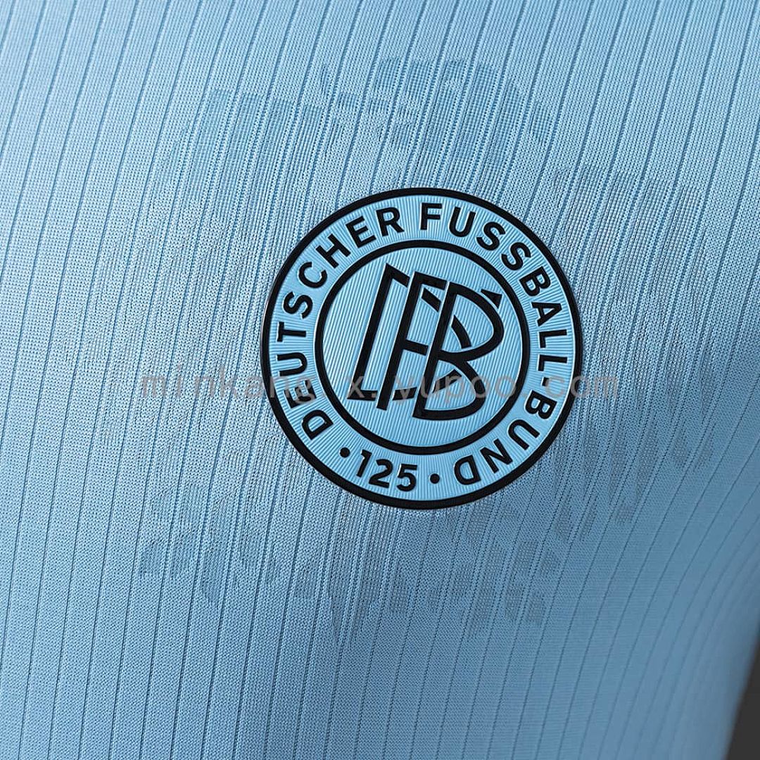 Germany 125th aniversario Edition azul versión jugador camiseta S-4XL 5