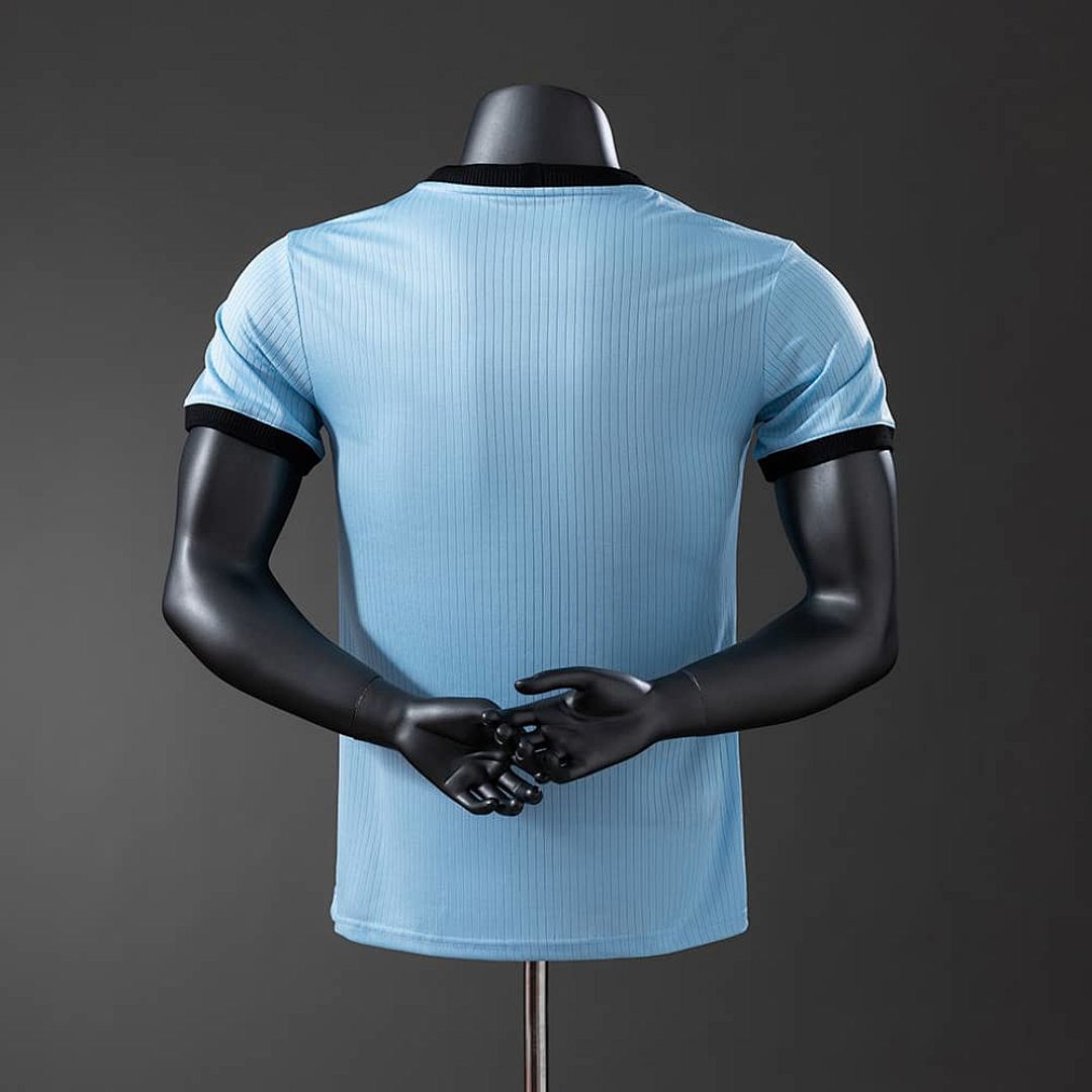 Germany 125th aniversario Edition azul versión jugador camiseta S-4XL 7