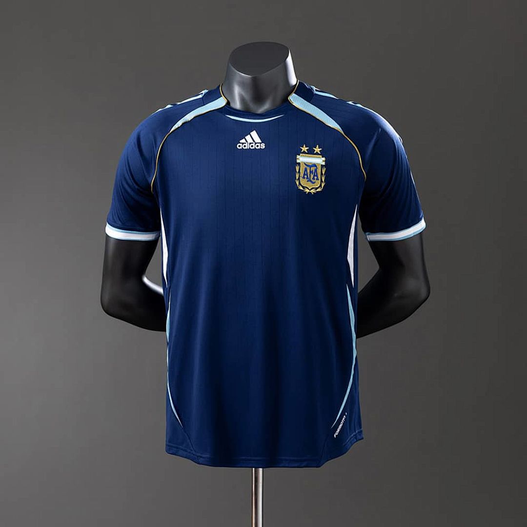 Argentina 2006 Away Player Version Retro Jersey S-3XL