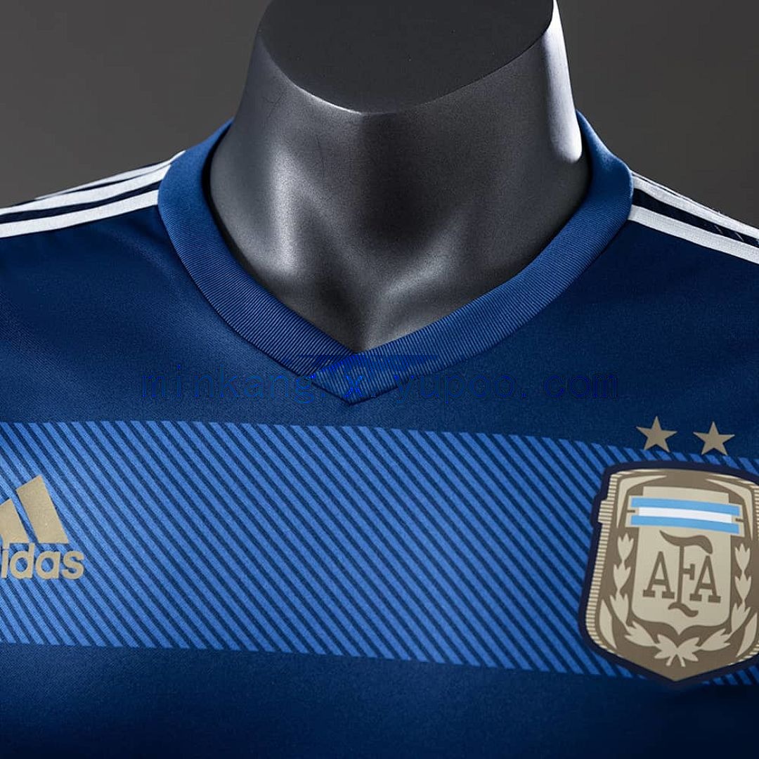 Argentina 2014 Away Player Version Retro Jersey S-3XL 5
