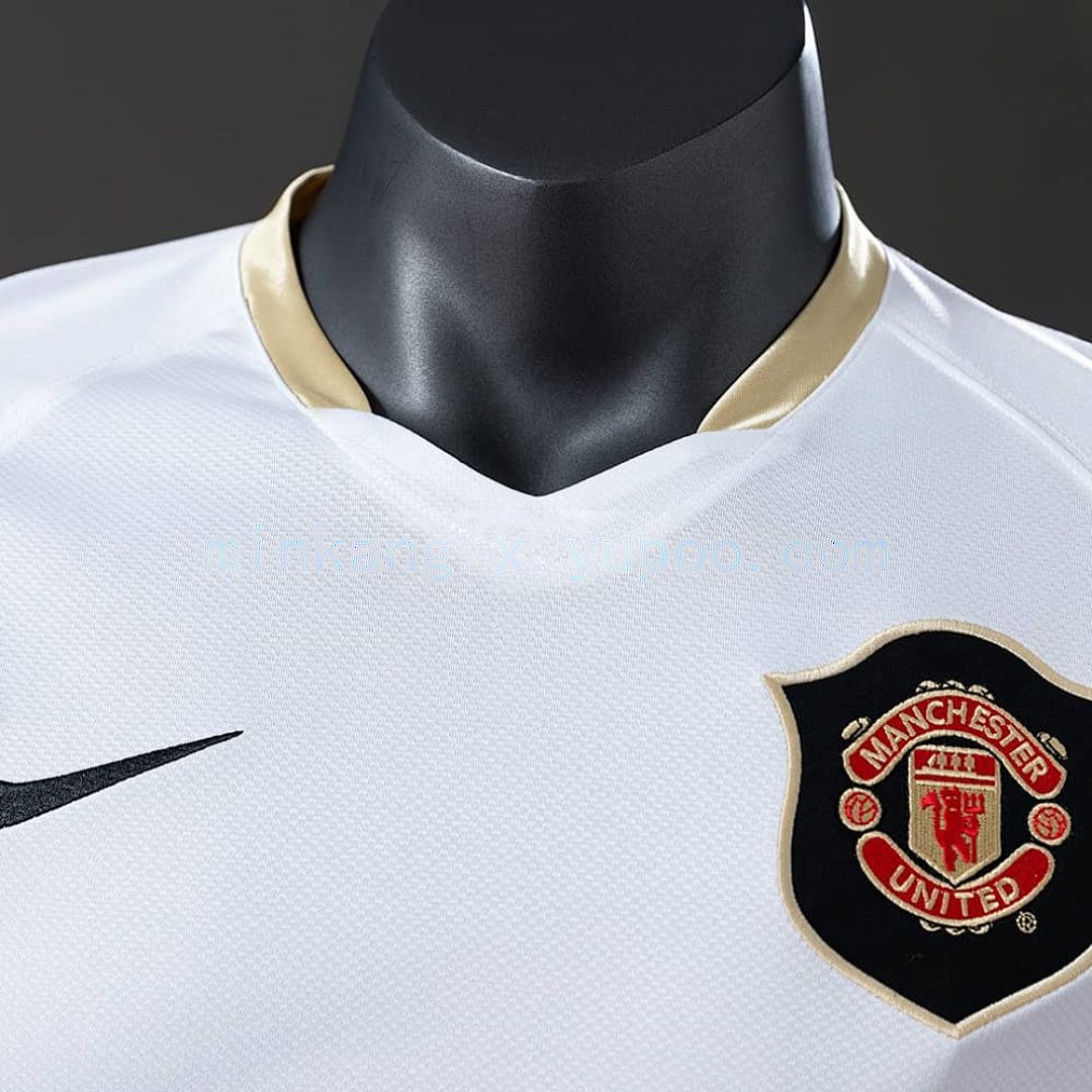 M-U 06_07 Away Player Version Retro Jersey S-3XL 6