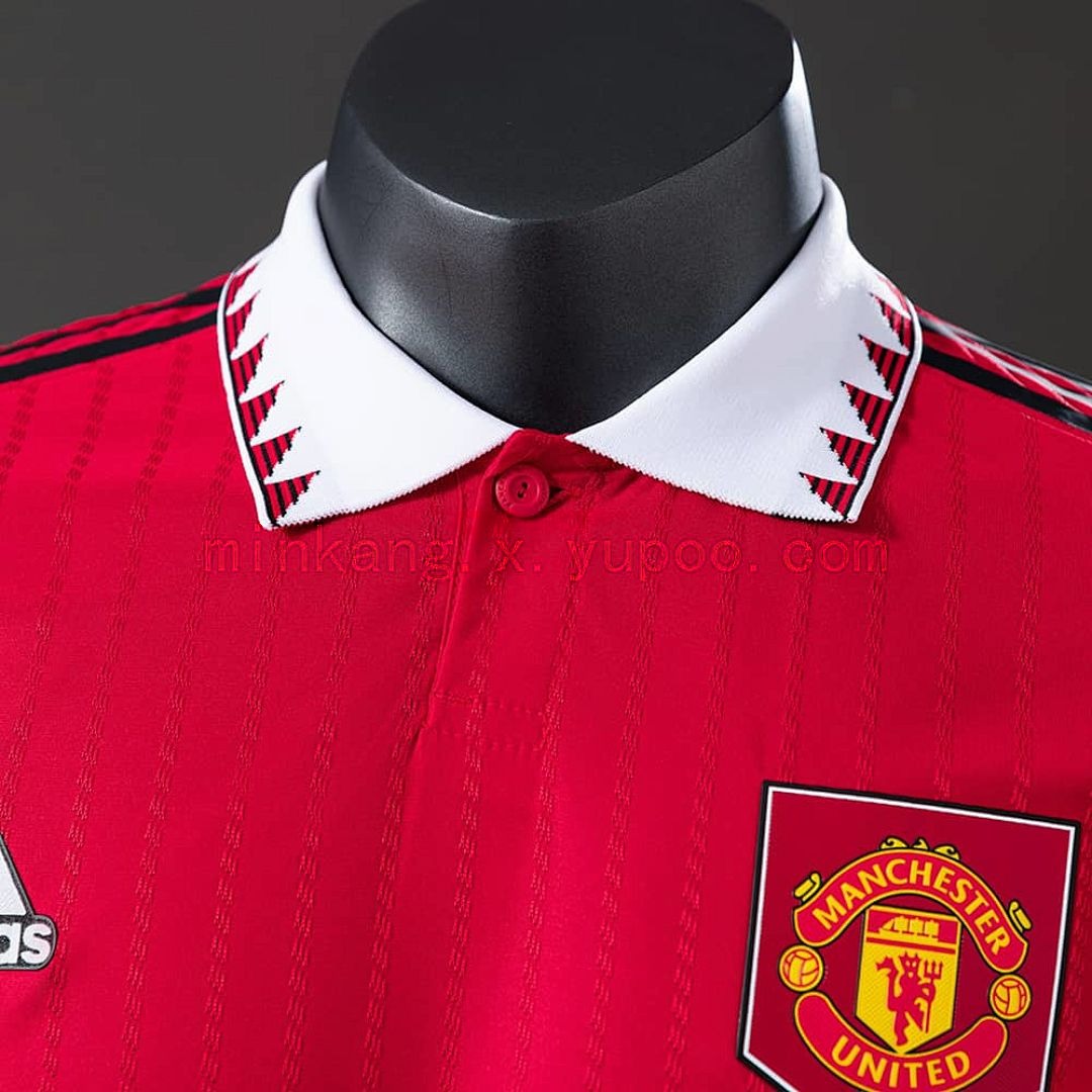M-U 22_23 Home Player Version Retro Jersey S-3XL 7