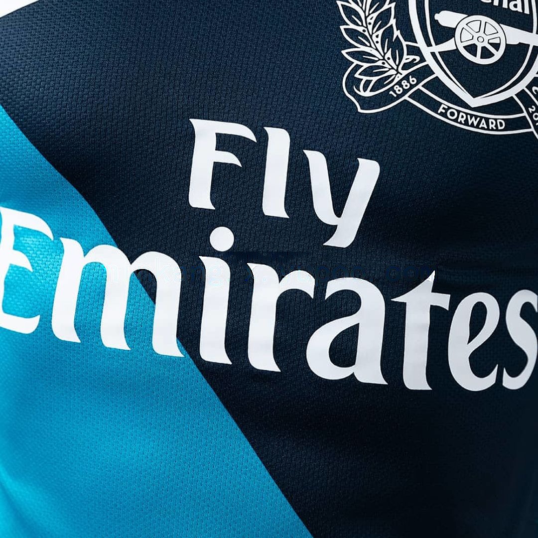 Arsenal 11_12 Away Long Sleeve Player Version Retro Jersey S-3XL 6