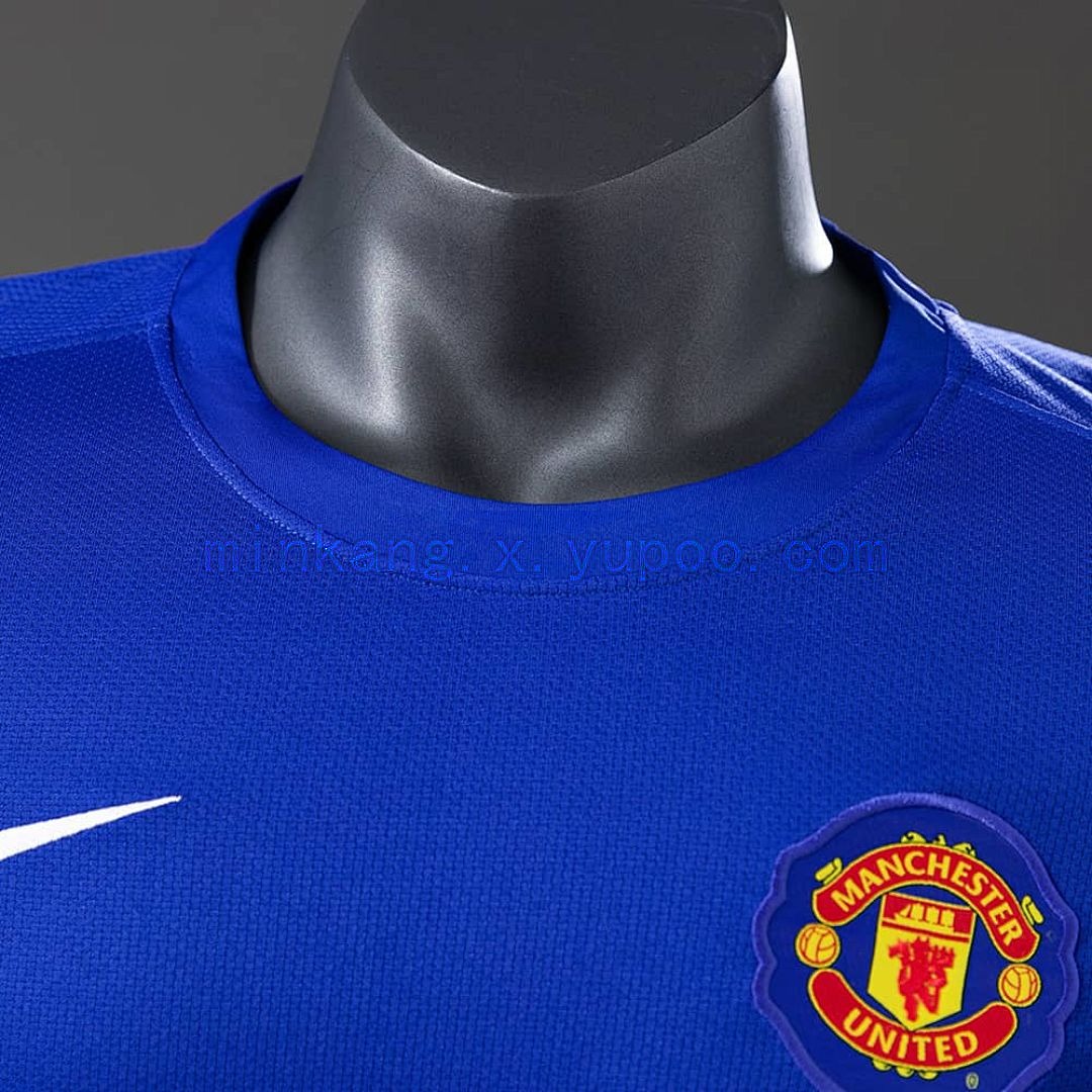 M-U 08_09 Third Away Long Sleeve Player Version Retro Jersey S-3XL 7