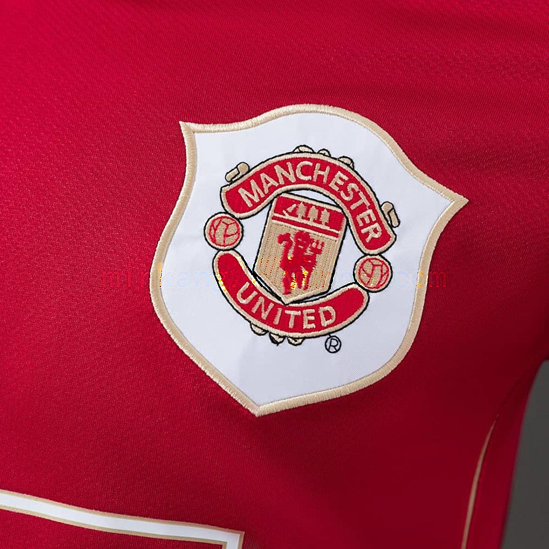 M-U 06_07 Home Long Sleeve Player Version Retro Jersey S-3XL 5