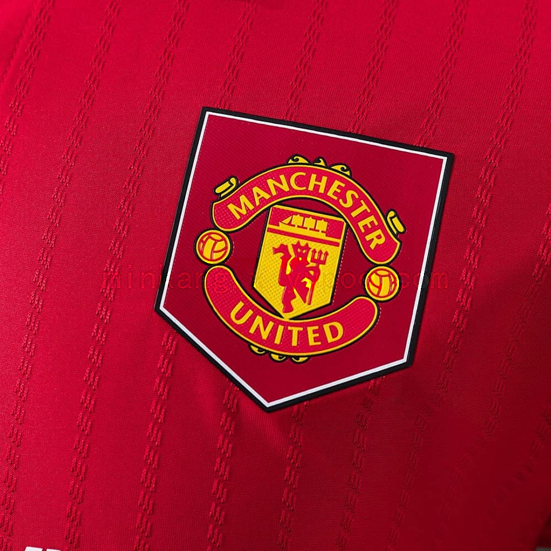 M-U 22_23 Home Long Sleeve Player Version Retro Jersey S-3XL 5