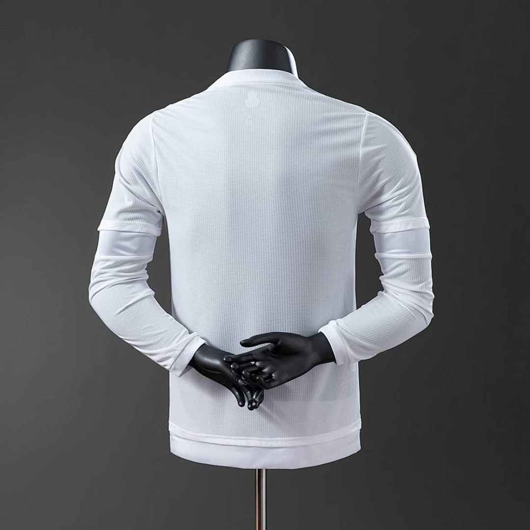 Real Madrid 15_16 Home Long Sleeve Player Version Retro Jersey S-3XL 9
