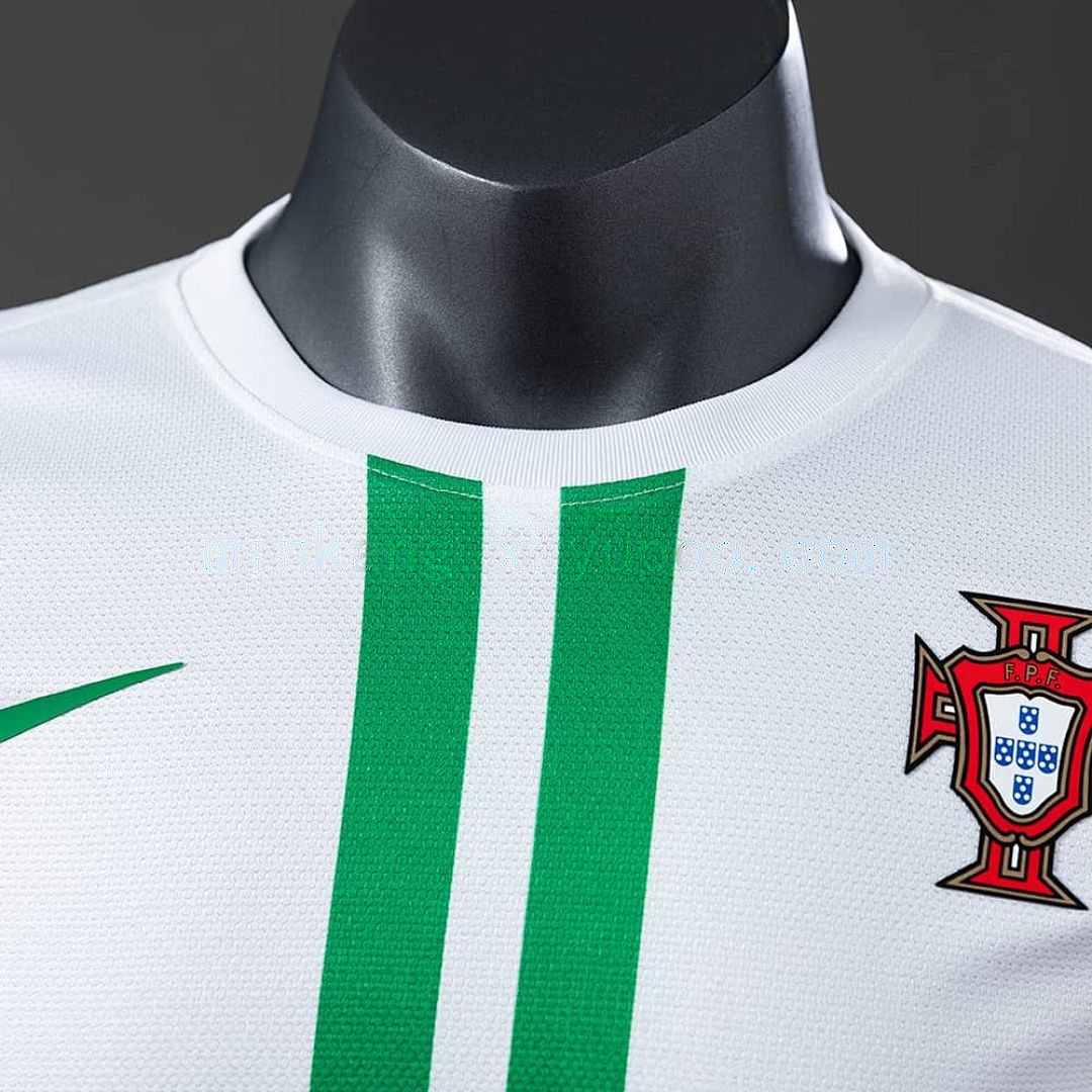 Portugal 2012 Away Long Sleeve Player Version Retro Jersey S-3XL 6