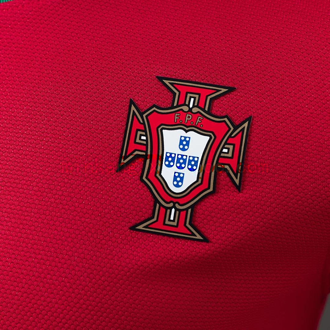 Portugal 2012 Home Long Sleeve Player Version Retro Jersey S-3XL 5