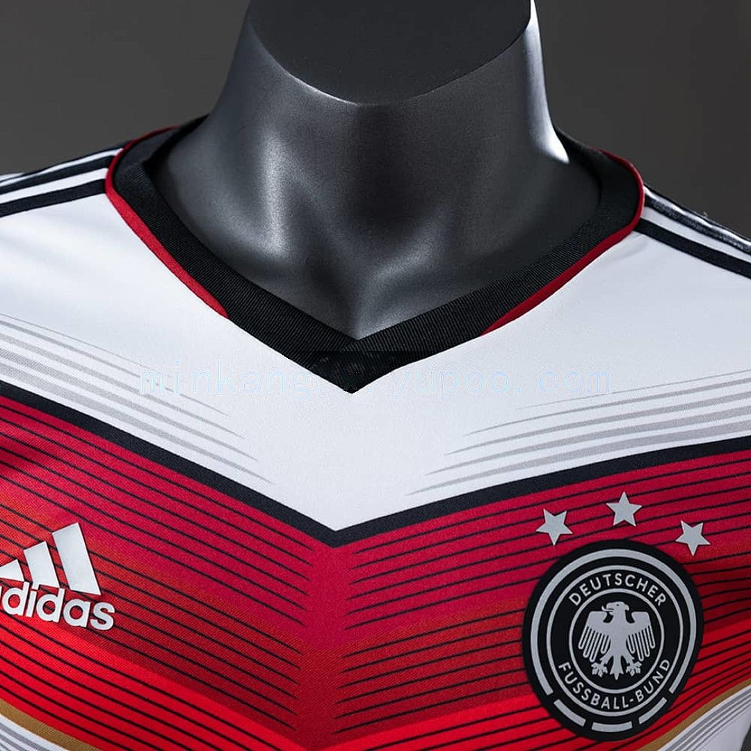 Germany 2014 Home Long Sleeve Player Version Retro Jersey S-3XL 6
