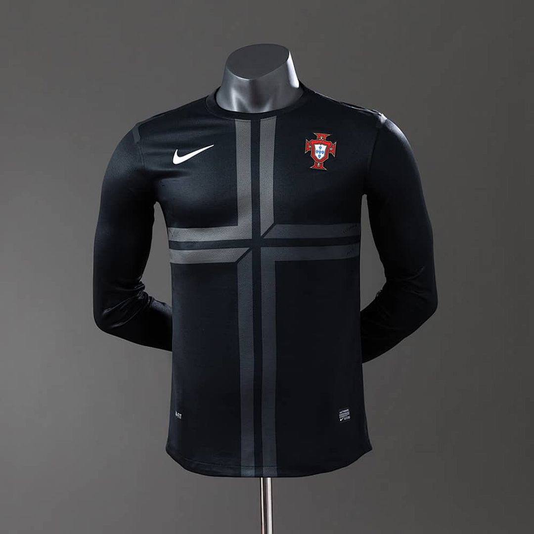 Portugal 2013 Away Long Sleeve Player Version Retro Jersey S-3XL