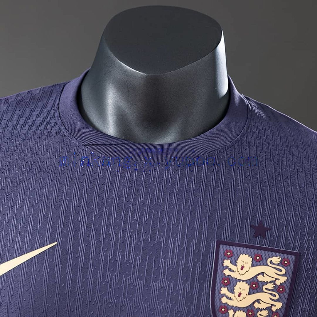 England 2024 Away Long Sleeve Player Version Jersey S-3XL 6