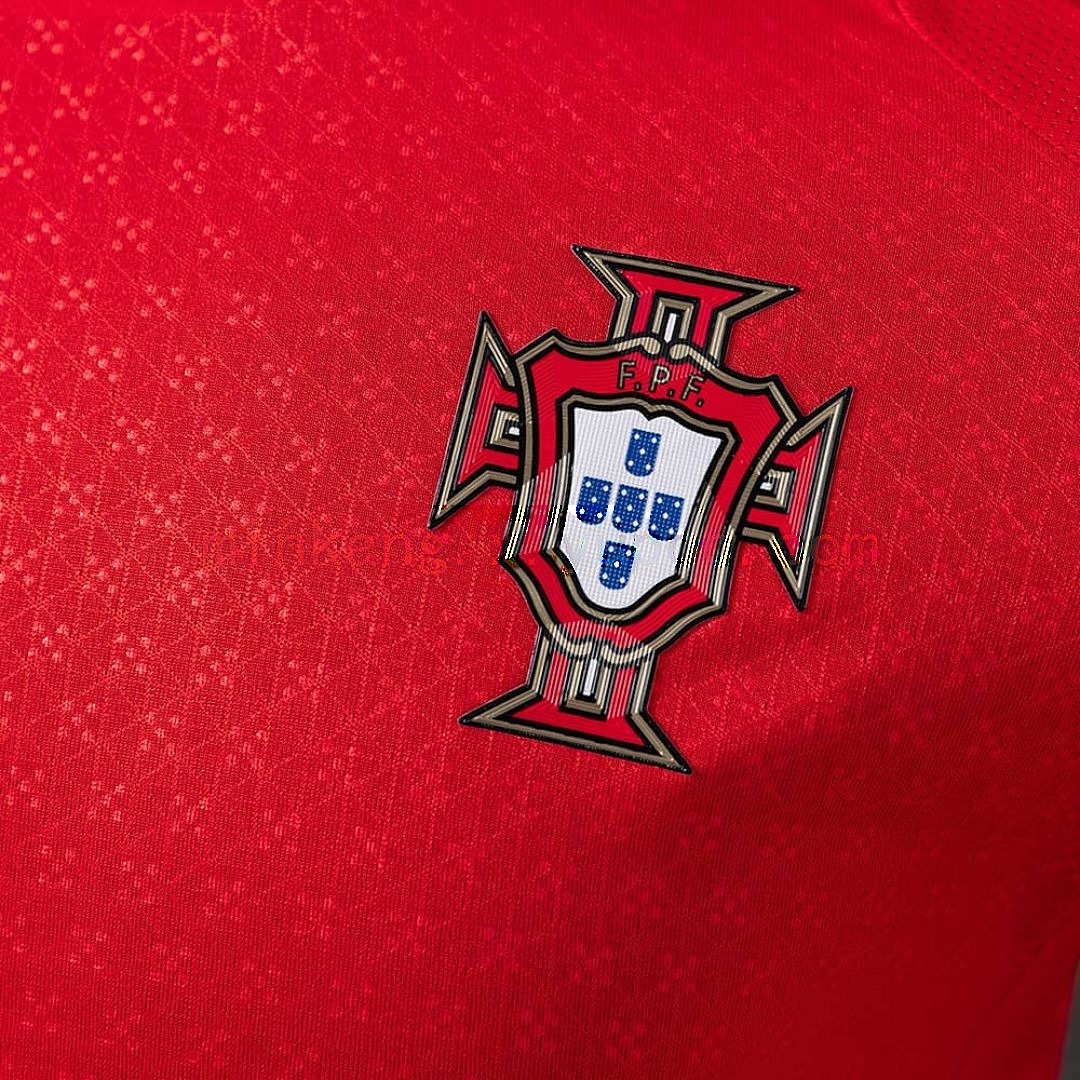 Portugal 2025 Home Long Sleeve Player Version Jersey S-3XL 5