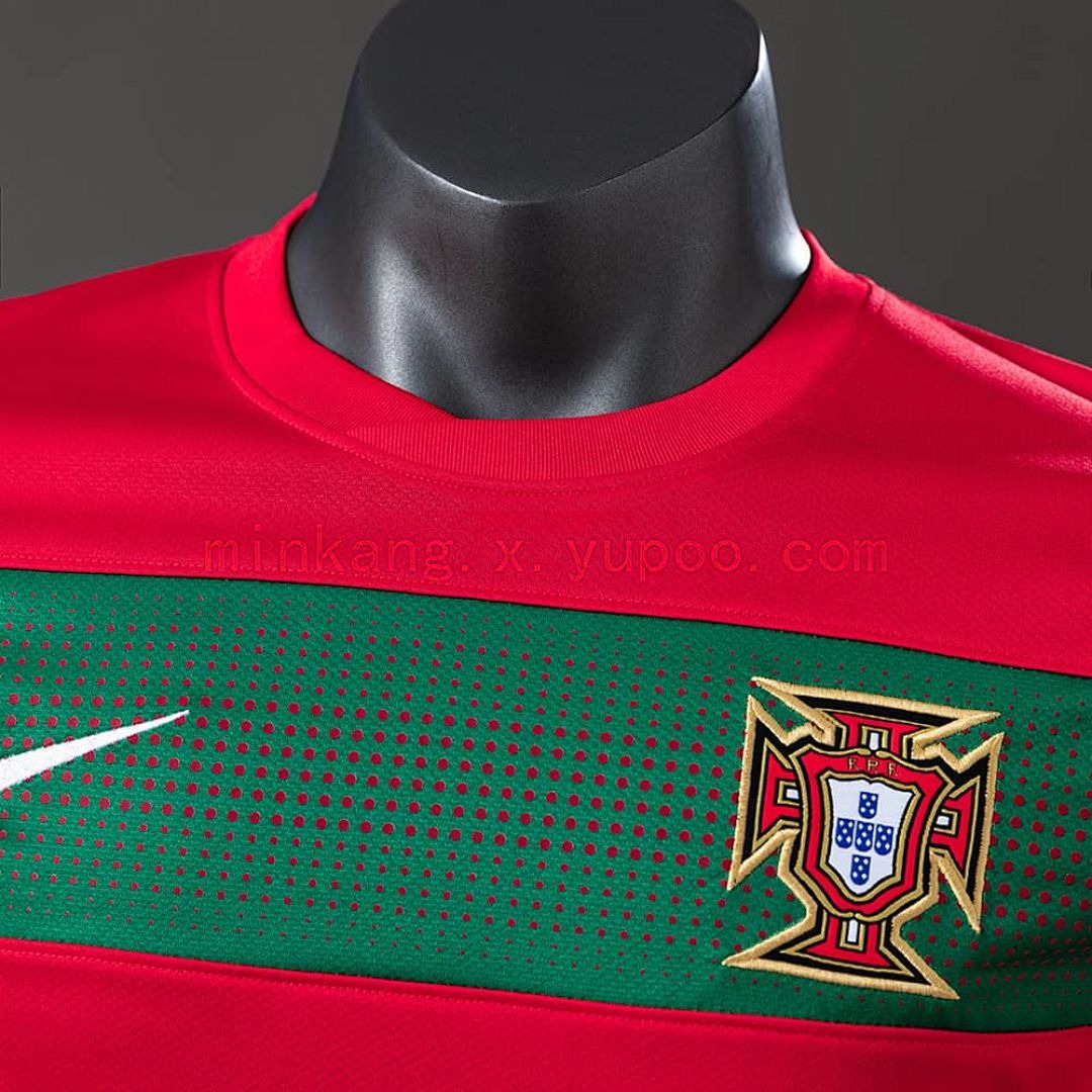 Portugal 2010 Player Version Retro Home Jersey S-3XL 6