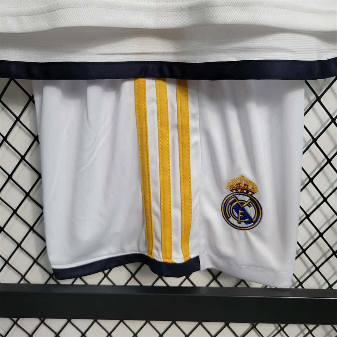 23-24 Real Madrid home kids kit 5