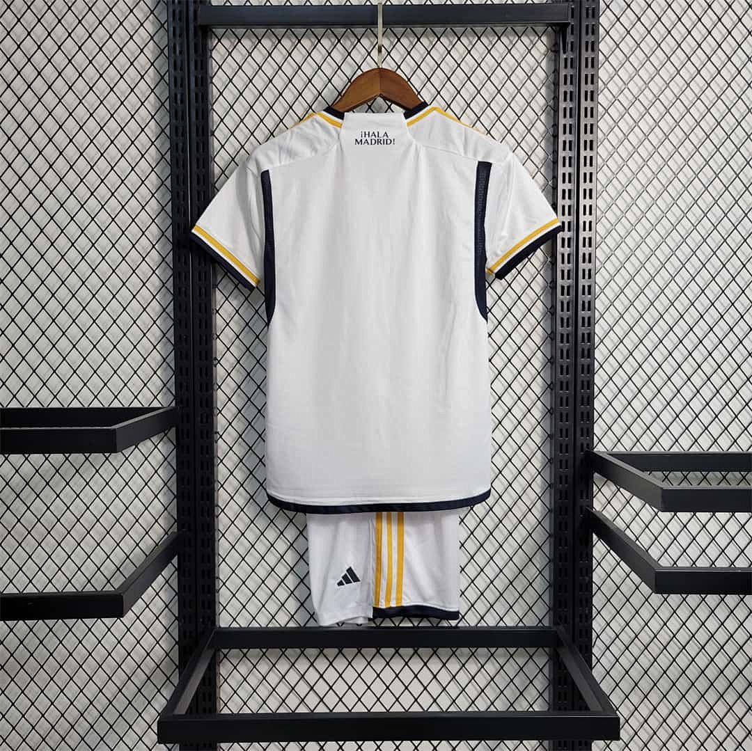 23-24 Real Madrid home kids kit 7
