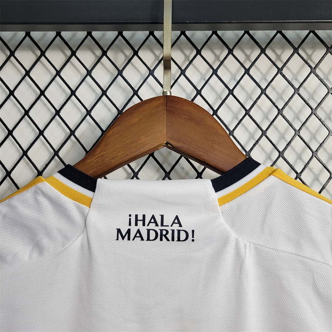 23-24 Real Madrid home kids kit 8