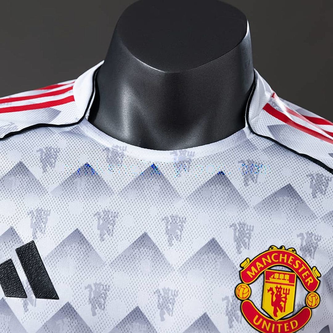 M-U 25_26 Special Edition Grey Player Version Jersey S-3XL 6