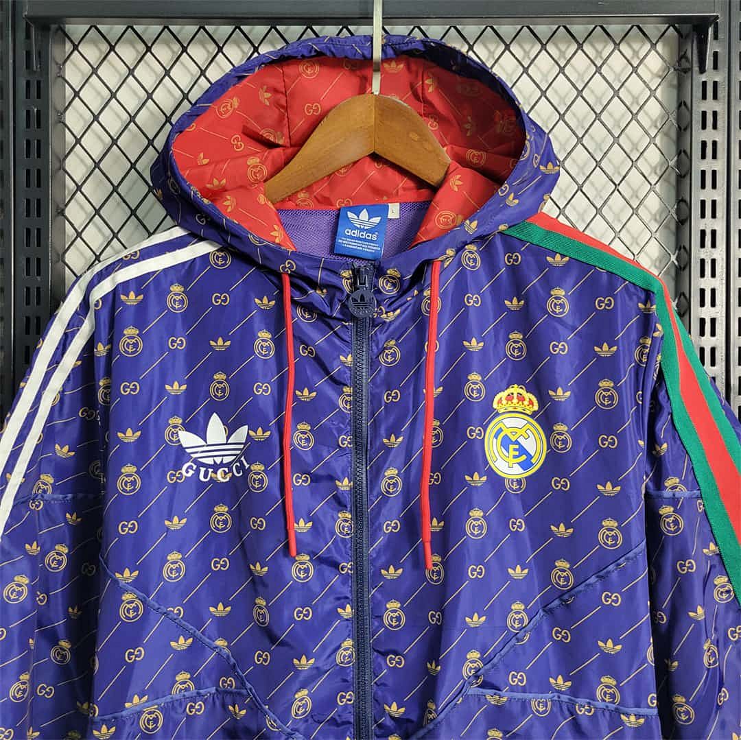 23-24 Real Madrid Windbreaker GUCCI joint 12